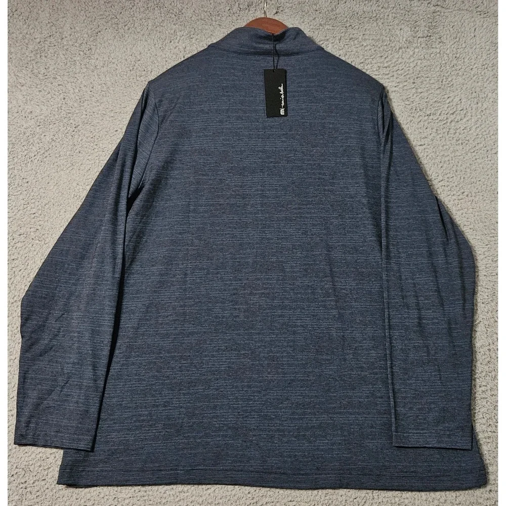 Travis Mathew Women's Crestview 1/4-Zip Golf‎ Pullover Blue Women's SIze XXL NWT